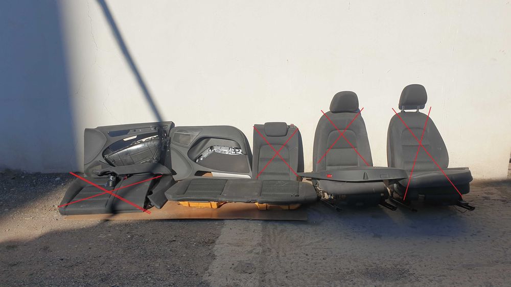 Interior Audi A4 Avant break, sezut bancheta si fete de usi