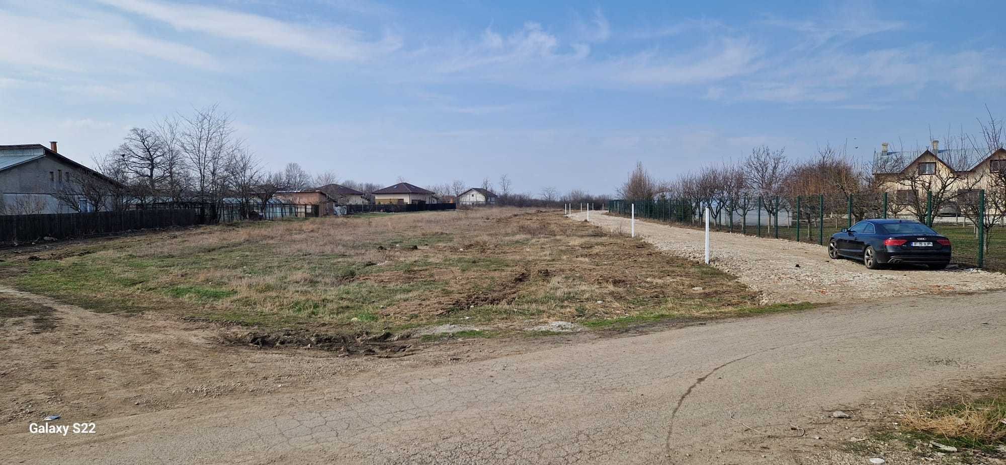 VAND teren intravilan 1000 mp Sabareni langa Bucuresti