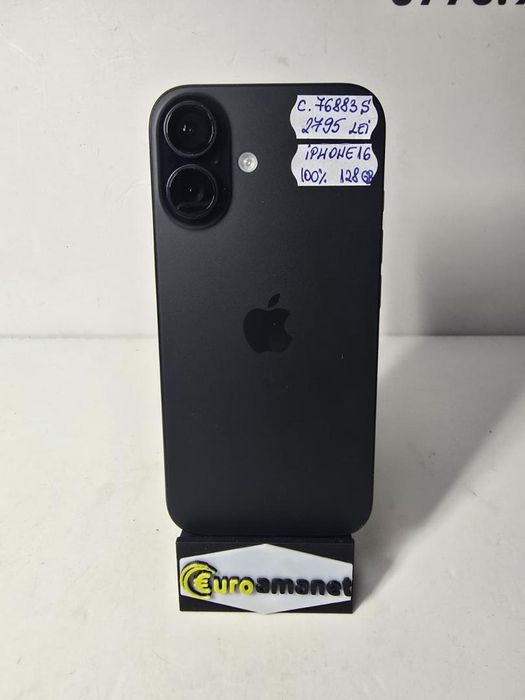 Telefon mobil Apple iPhone 16, 128GB -P-