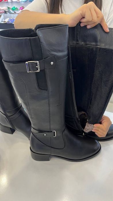 Зимние. Натуральная кожа, мех. Турция