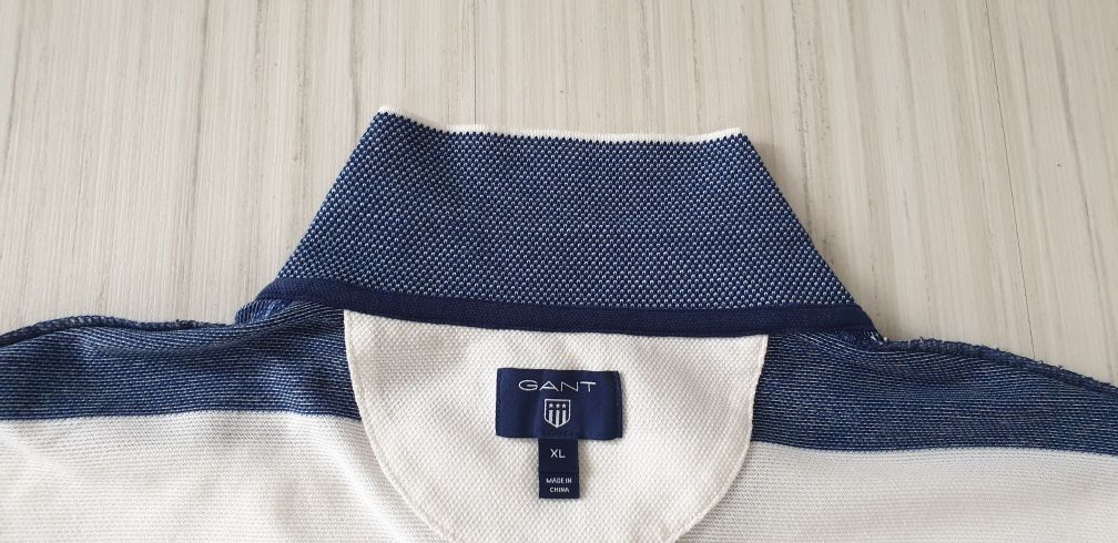 GANT Pique Cotton Size L/XL НОВО! ОРИГИНАЛ! Мъжка Тениска!