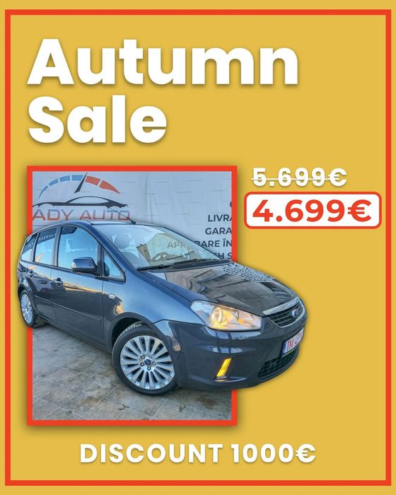 Ford C-Max Livrare gratis, Garantie 12 luni, Test drive