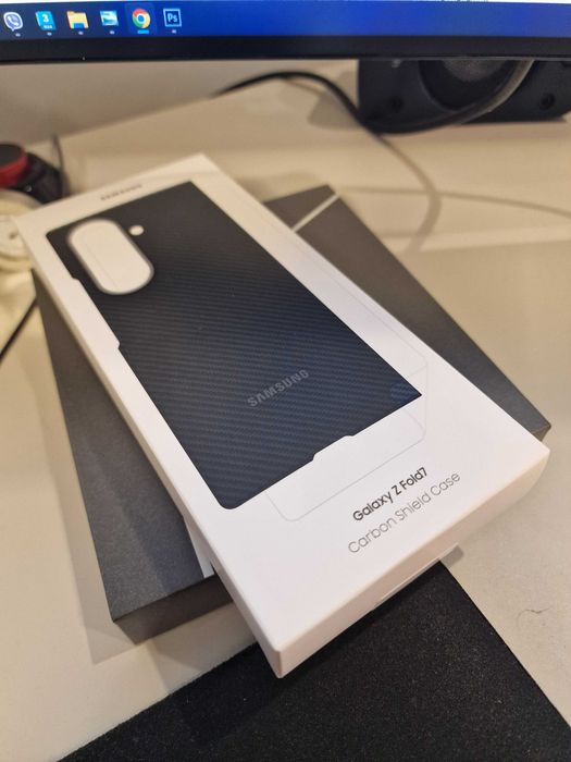 Карбонов Кейс за Galaxy Z Fold7 Carbon Sjield Case Samsung (Нов)