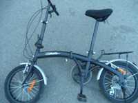 Bicicleta pliabila, neagra