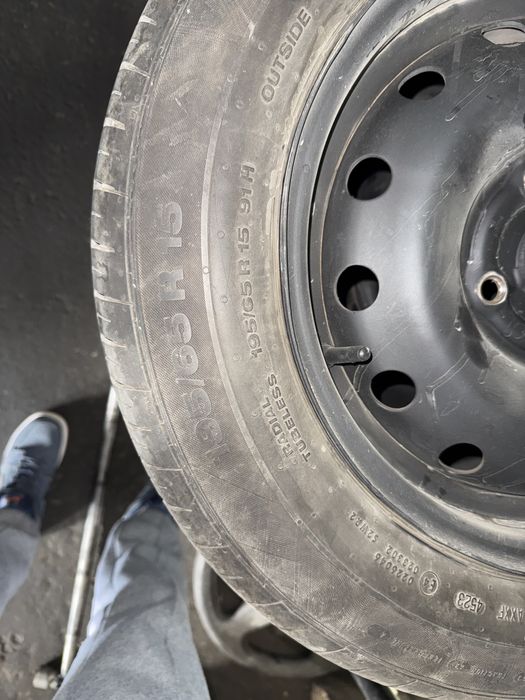 4 шт Диски + покрышки R15. 4*114. 195/65/15. 4 Disk va balon r15