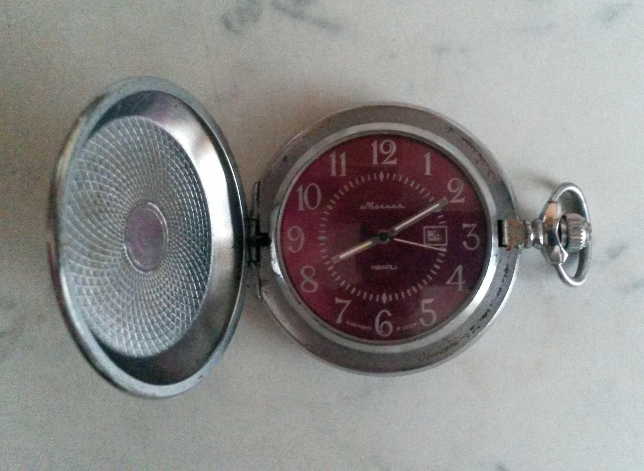 Ceas de Buzunar rusesc+ ceas elvetian dama