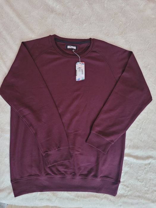 Мъжка блуза виненочервена трико POOL park