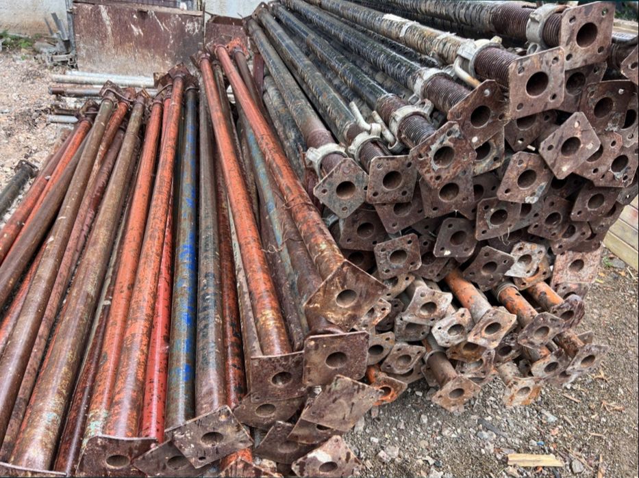 Телескопическая стойка 3,5 - 4 м, Домкрат, Струбцина