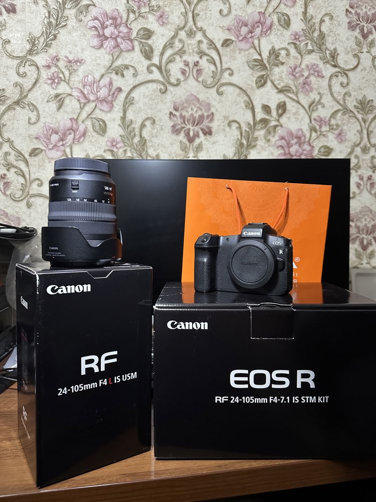 Продам фотоаппарат canon eos R с объективом rf 24-105 L USM