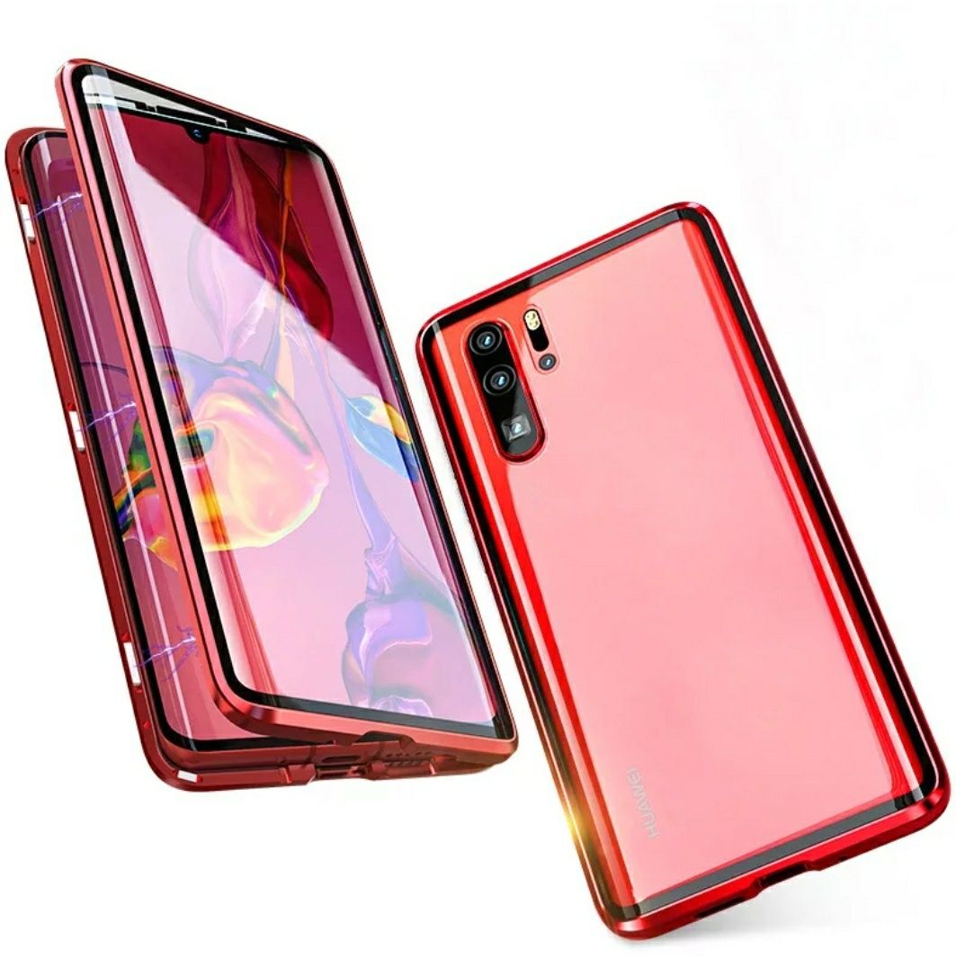 Двоен Магнитен Кейс Huawei P30 P20 Mate 20 Lite P Smart Z Nova 5T 360