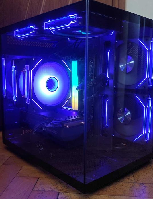 Мини Гейм PC Ryzen 5 7500f,AMD 9060xt 16gb,32gb ddr5, 1tb nvme,2tb hdd