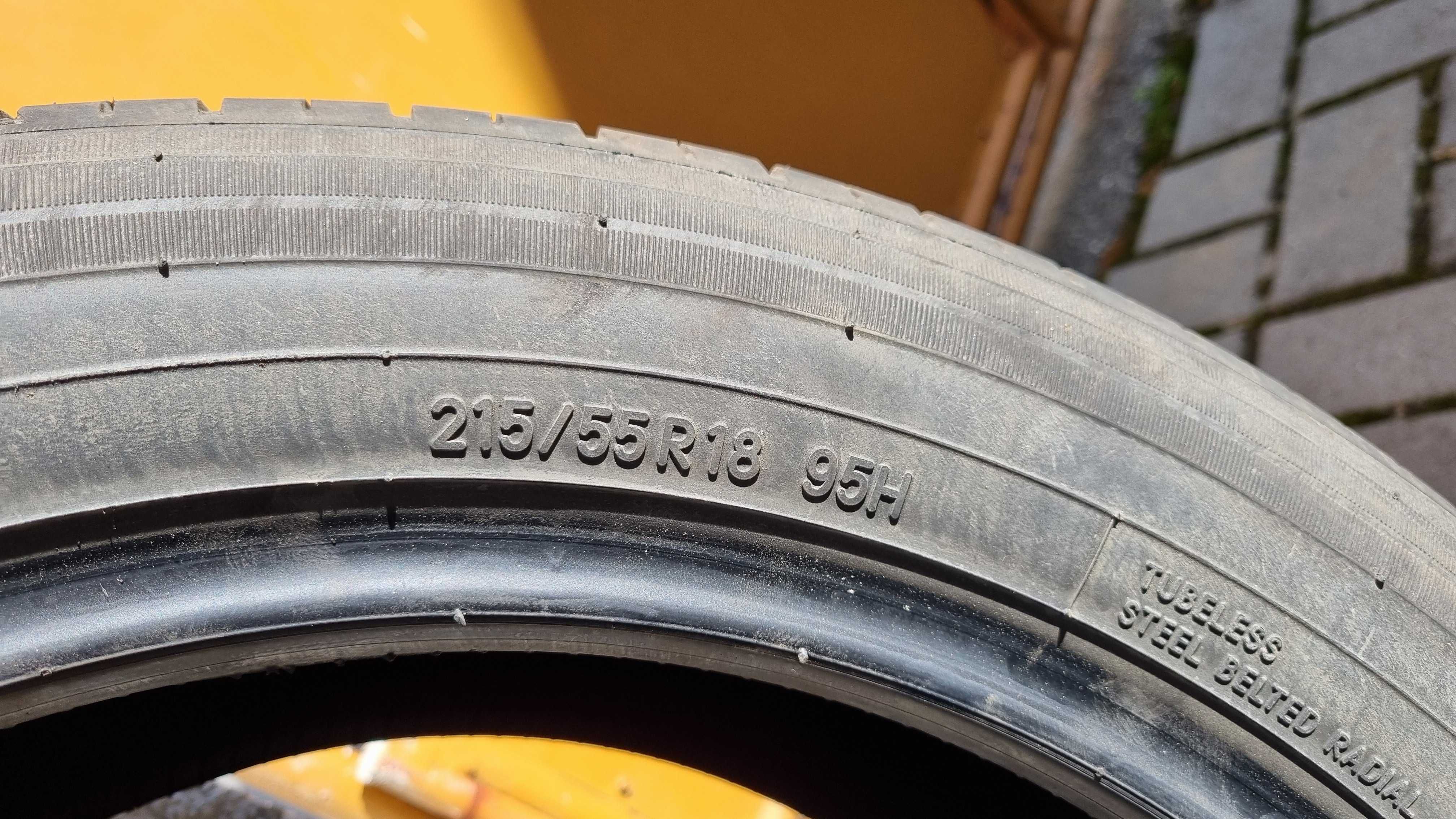 Vând 2 cauciucuri vară Toyo Proxes R56 215/55 R18 95H rulate 1200 km.