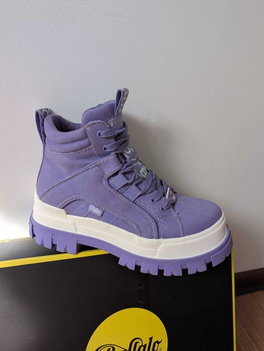 Ghete Buffalo, marime 39, textil (denim) vegan