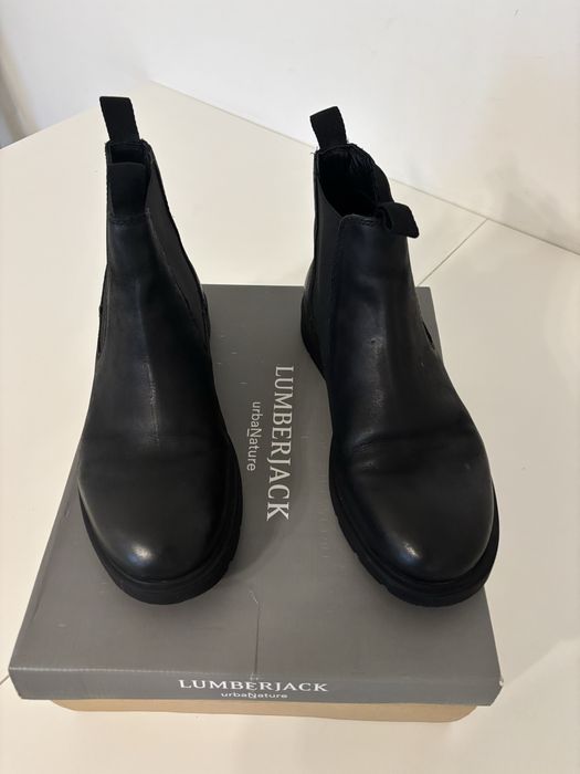 Ghete Chelsea piele naturala barbati 42