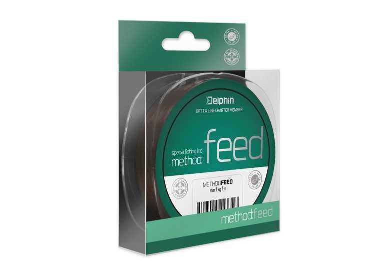 Monofilament Delphin Method Feed 200M/maron 0.20mm/3,7 kg- set x 2 buc