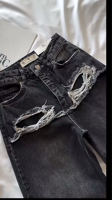 Широки дънки размер S