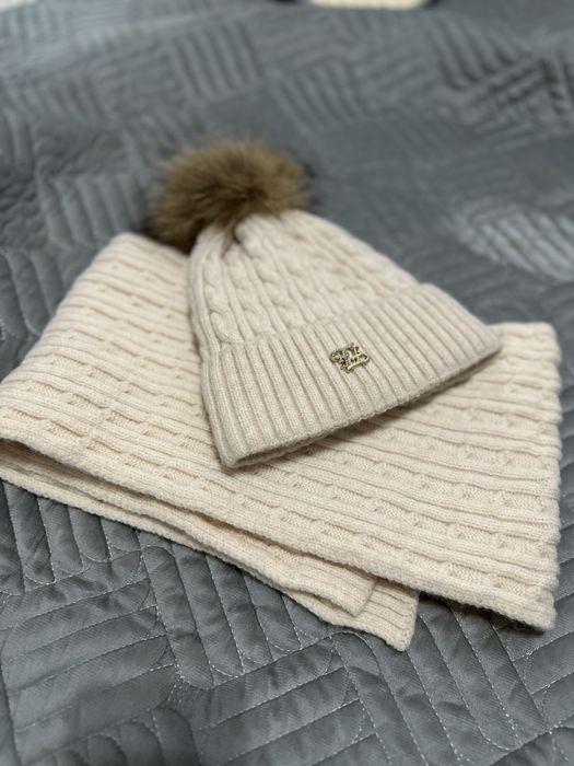 Шапка и шарф детский