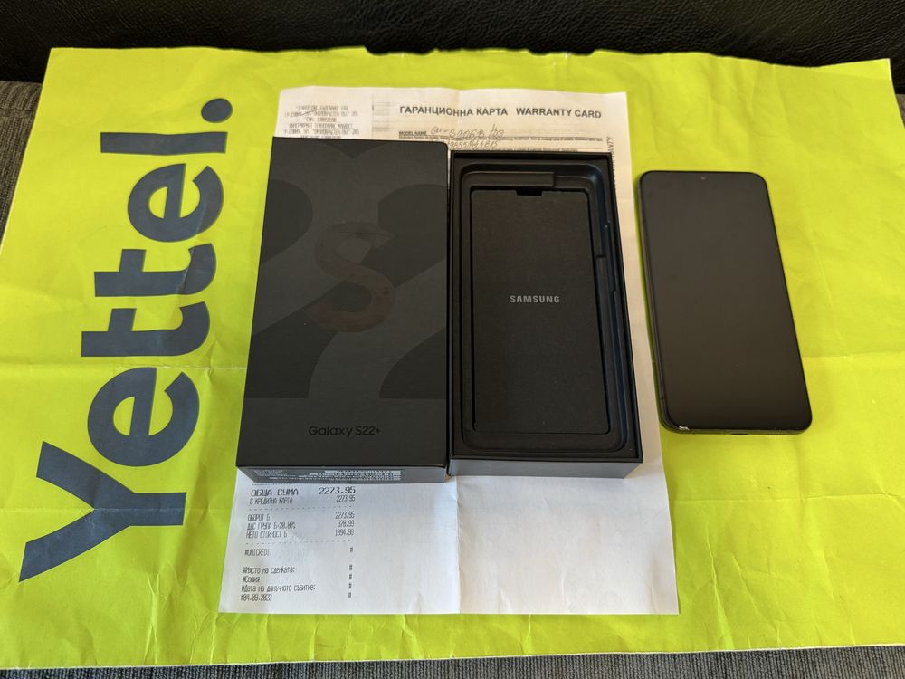 КАТО НОВ 256GB Samsung Galaxy S22 Plus Гаранция Technopolis 2024 S22+