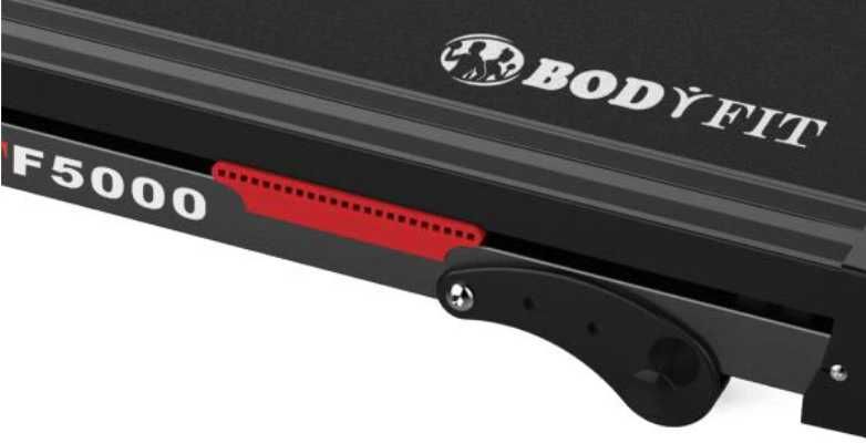 Banda de alergat electrica BodyFit F5000, motor 2.0 CP, 120 kg maximum