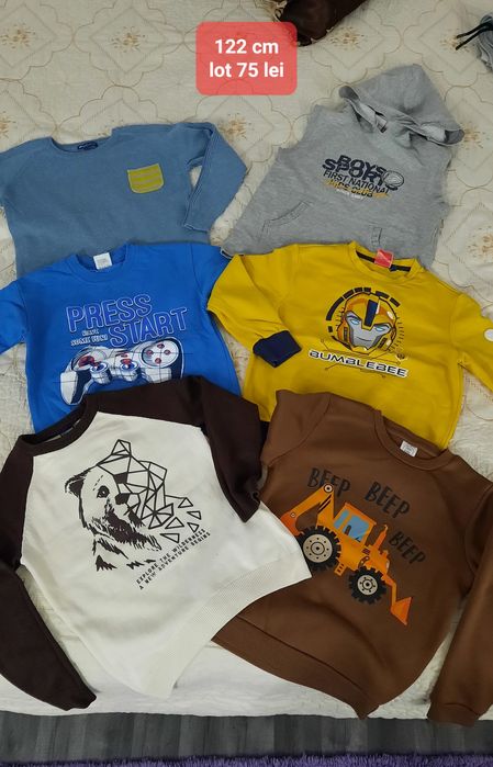 Lot haine băiat 122 cm