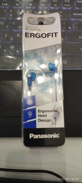 Наушники  PANASONIC стерео, для мобильных телефонов, компьютеров
