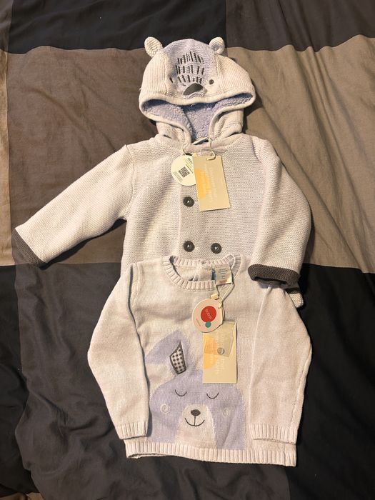 Hanorac si pulover Boboli 9 luni noi
