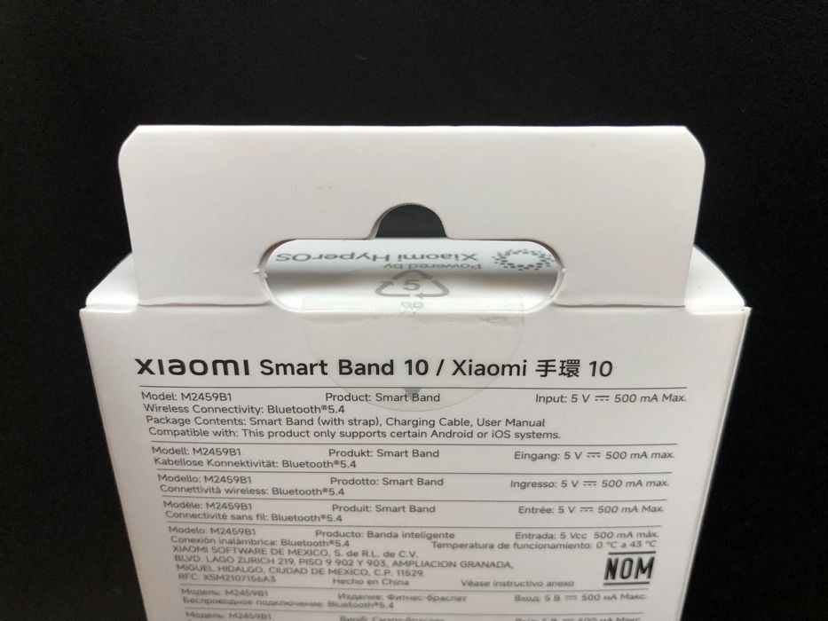 Xiaomi Smart Band 10, Midnight Black, Nou Sigilat