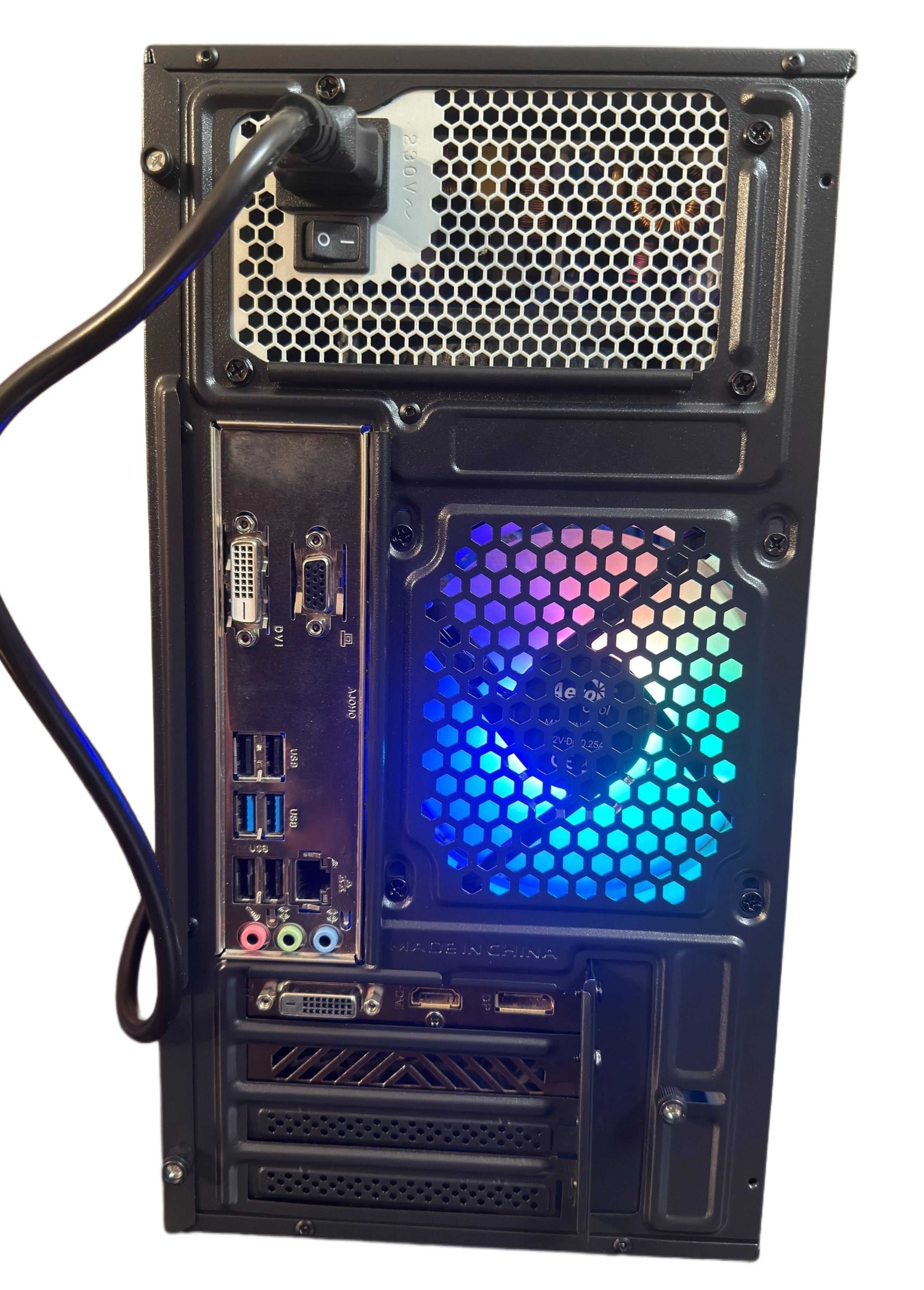 Геймърски компютър i5 4590 RX 460 4GB GDDR5 RAM 16GB SSD 256GB RGB