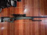 Pusca Airsoft Sniper/Manual Modificat 4,4j 210m/s 6mm Luneta