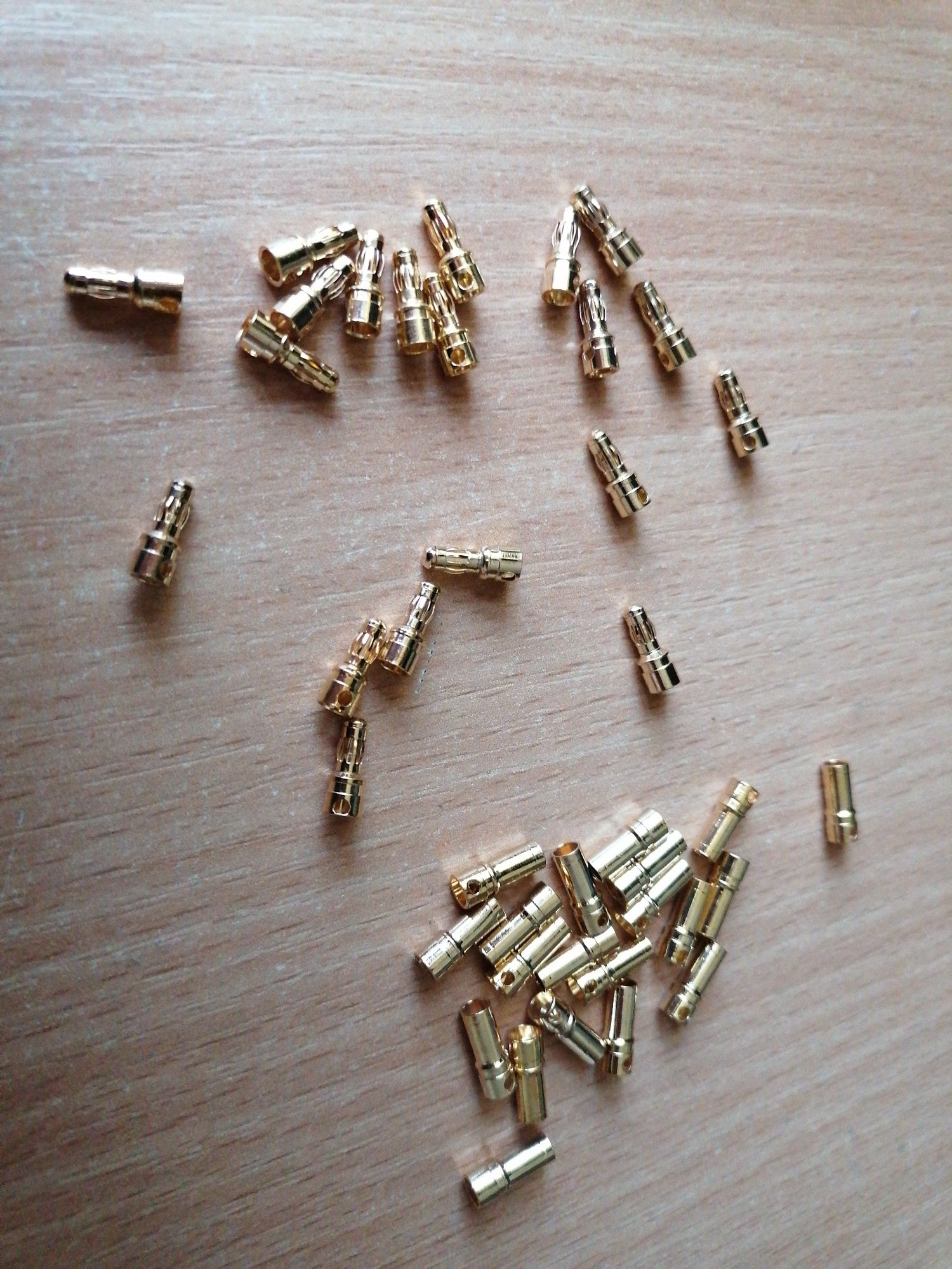 20x pereche bullet aurit 3.5mm mama-tata