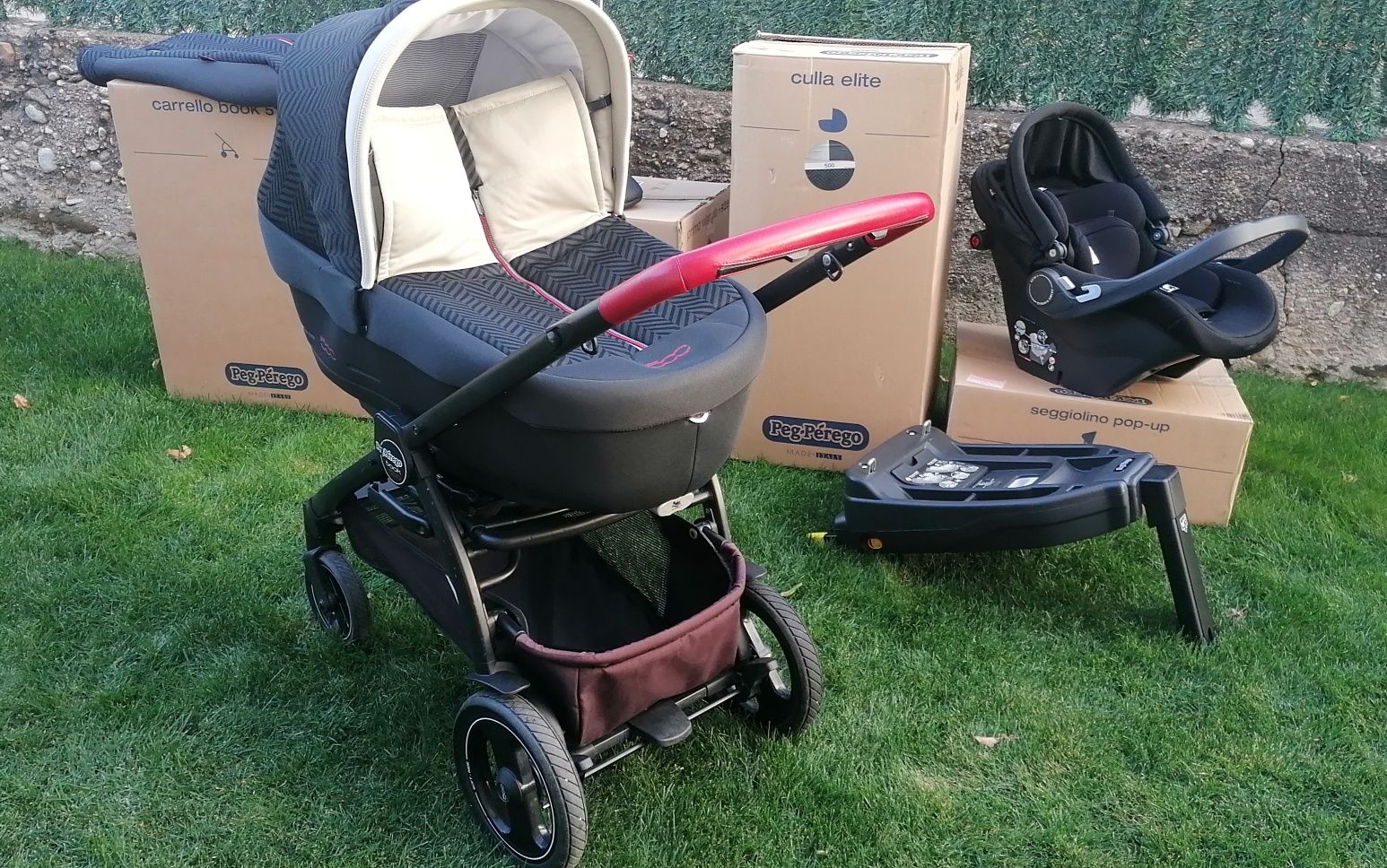 Бебешка количка Peg Perego Fiat 500 3в1