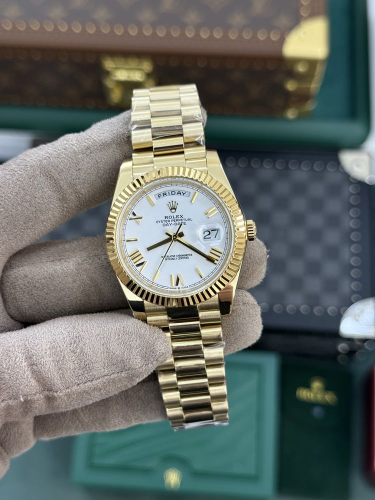 Rolex Day-Date 40 White Dial