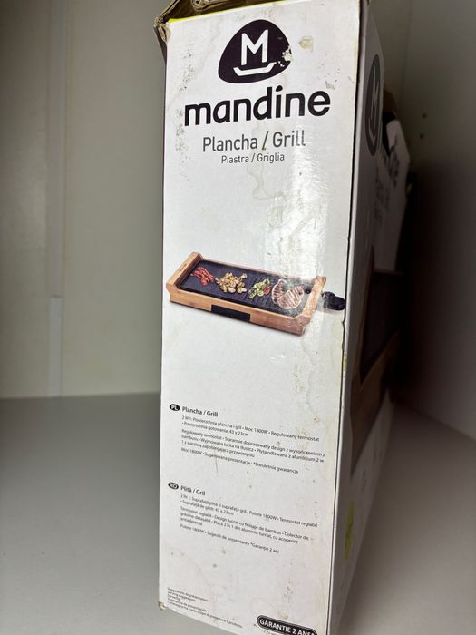 Gratar electric Mandine Grill 1800W 2 in 1