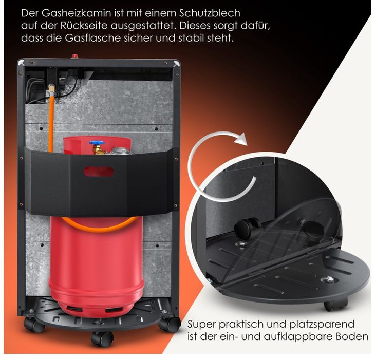 Газова печка за отопление Lesser 3,4 KW