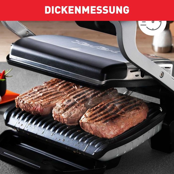 ПРОМО Нова Мощна Електрическа Скара Грил Tefal OptiGrill GC 705D16