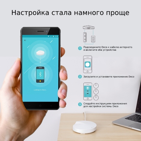 Deco M9 Plus AC2200 Mesh Wi-Fi система для умного дома,усилитель связи