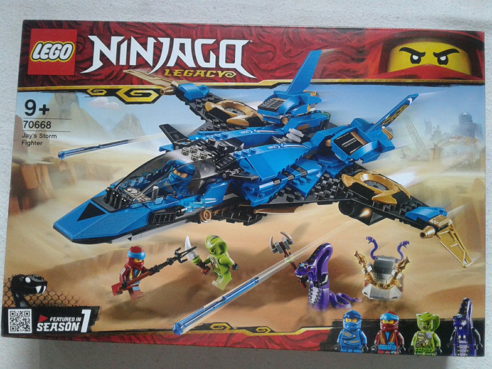 Storm-Fighterul lui Jay, avion Lego Ninjago Legacy 70668, nou, sigilat