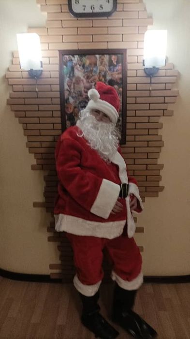 Аренда костюма Санта Клауса, добротный дорогой!