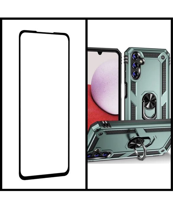 Samsung A14/A15/A16/A34/A54/A55/A36/A56 Husa Strong si Folie Sticla