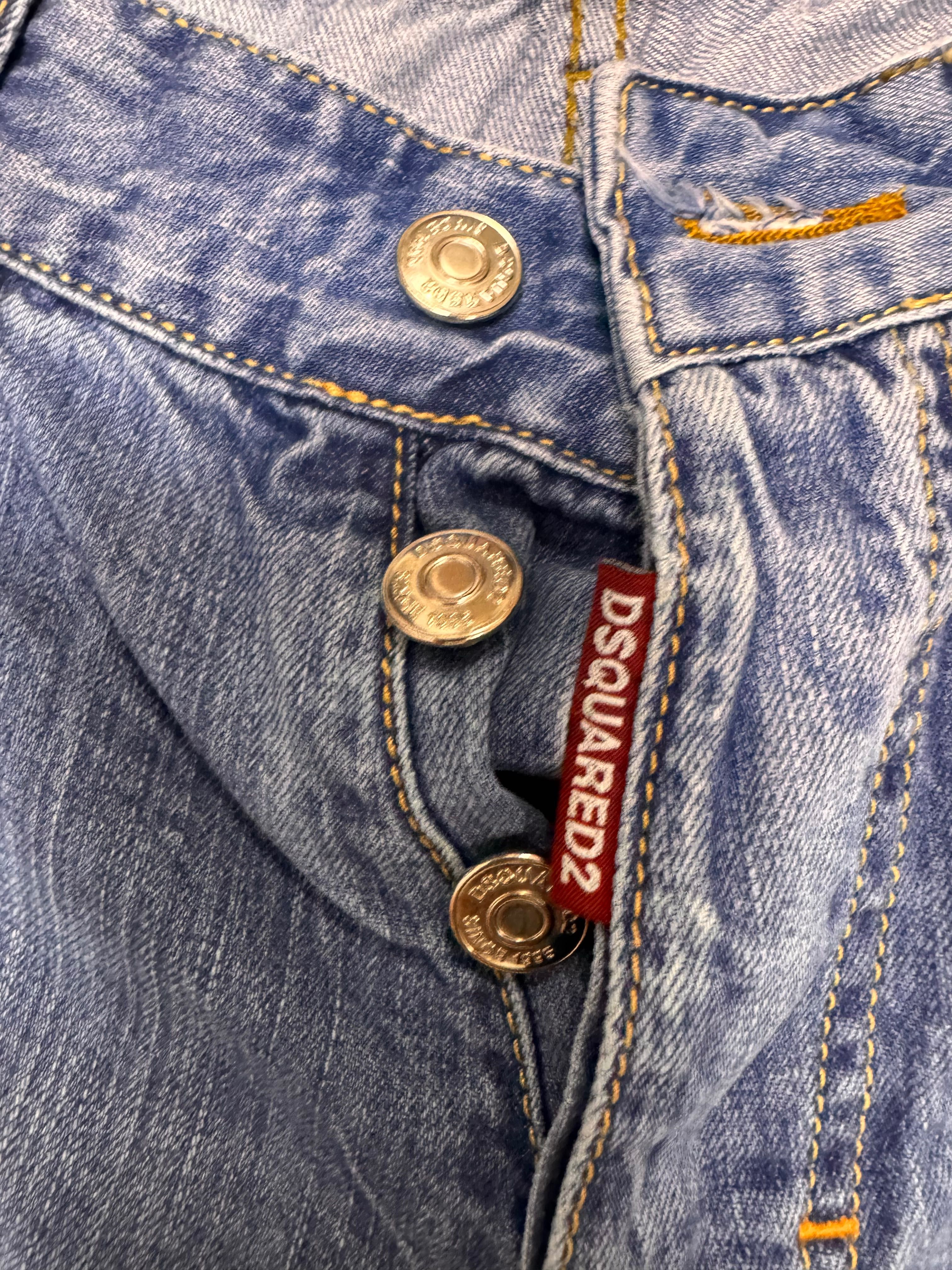 Къси дънкови панталонки DSQUARED2