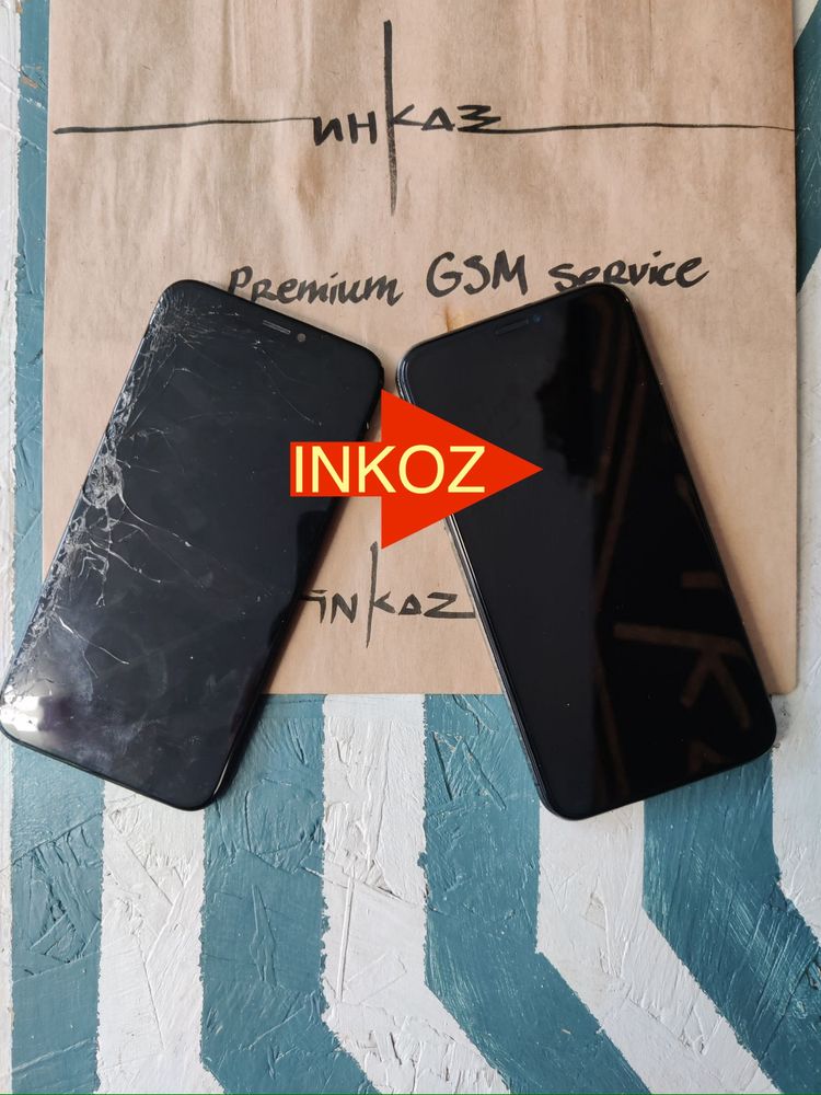 Смяна на стъкло на iPhone 15, 14, 13, 12, 11, X, XS, max, mini, pro