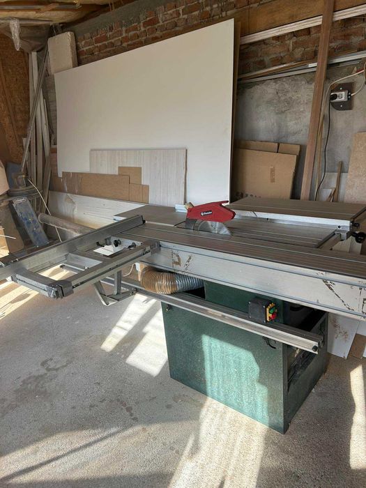 Циркуляр с подрезвач трифазен Metabo Tk U 1693 D с аспирация Scheppach