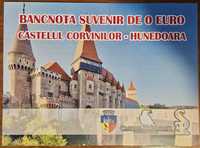 Bancnota suvenir de 0 euro:Castelul Corvinilor-Hunedoara, 2023