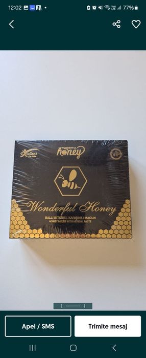 Wonderful Honey pentru potenta si performante sexuale masculine