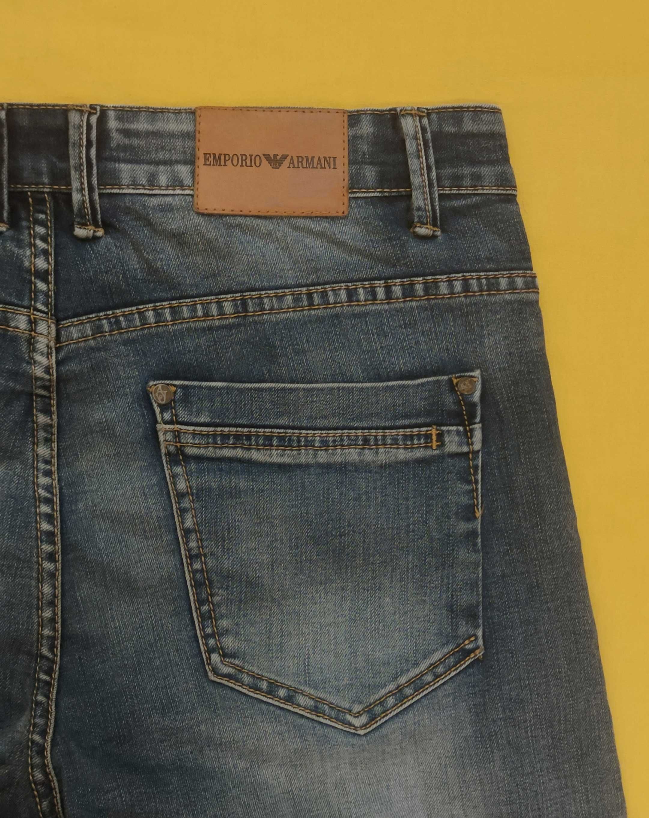 Blugi Armani Jeans originali, Regular Fit,