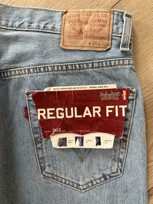 Blugi LEVIS 505 Albastru Barbati | Marime 36 x 30 (Talie 92 cm)