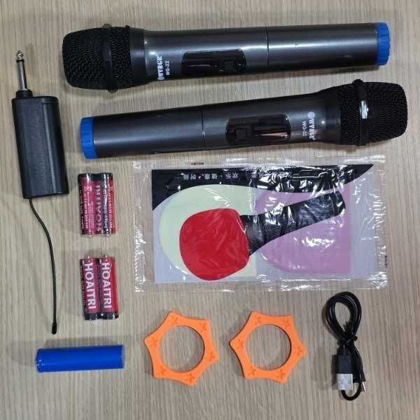 Комплект 2 безжични микрофонa, Вокални, Преносими, Качествен звук