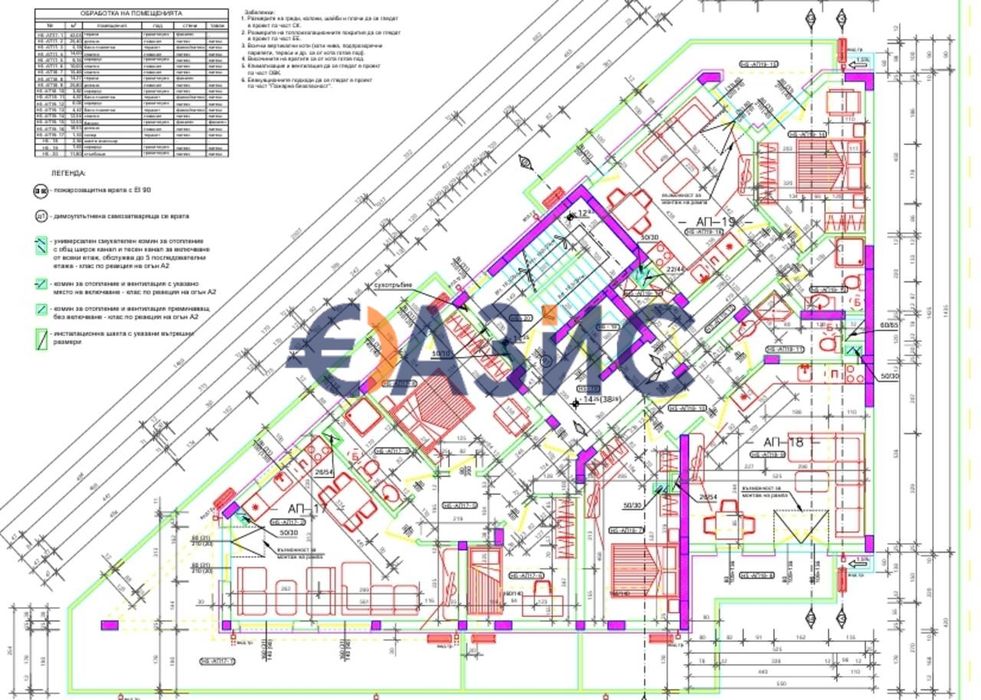 2-стаен апартамент на 5-ти етаж, Меден Рудник, зона Б, Бургас - 94,55