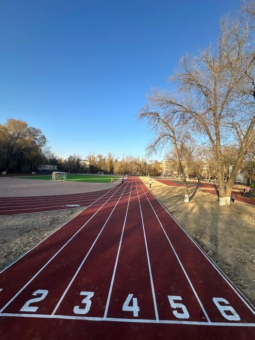 Тартан. Резиновое покрытие от 5500 до 7000 кв м