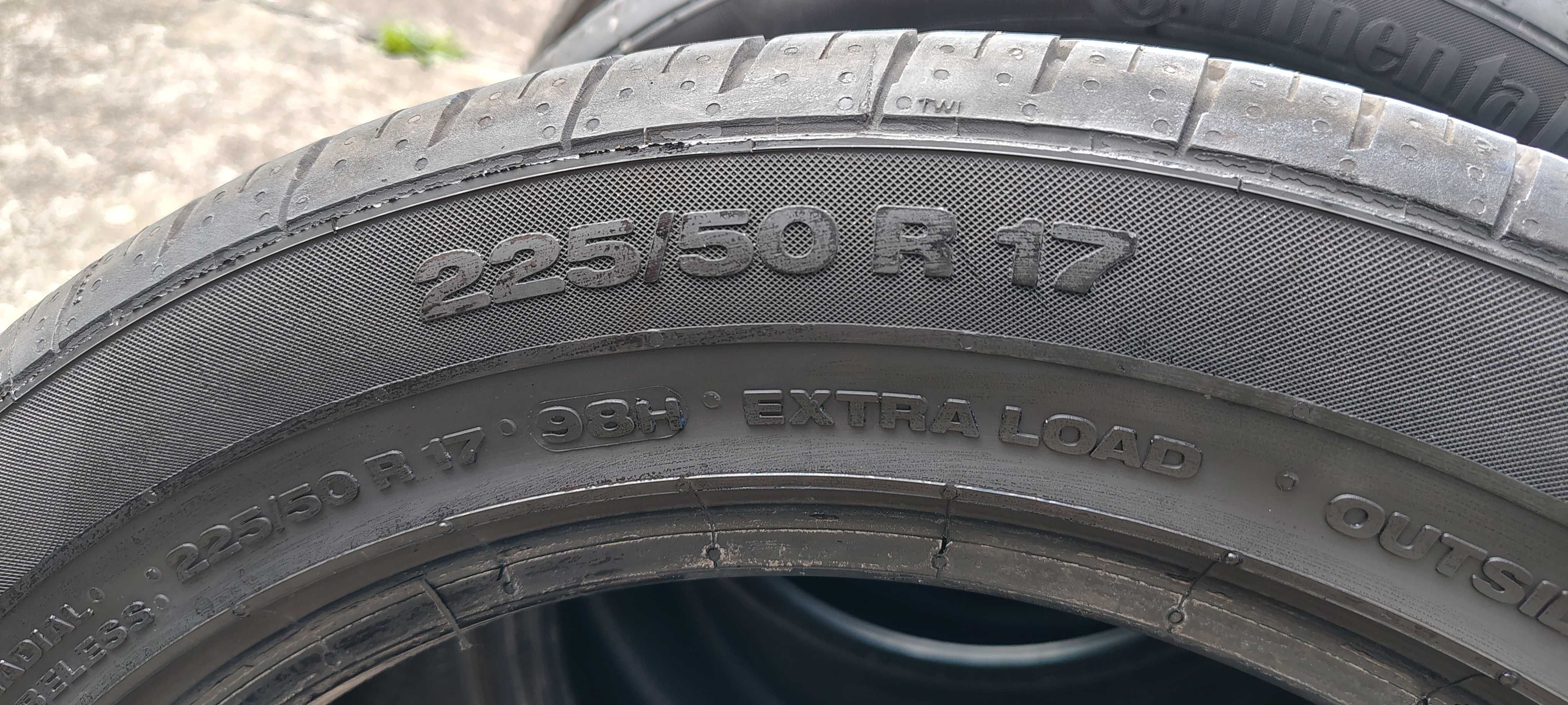 Continental 225/50R17 Добро състояние